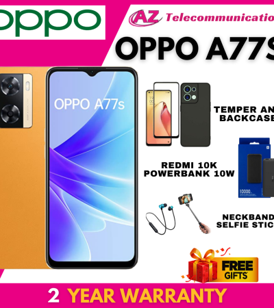 OPPO A77S 4G(8/128GB):本地套装:2年保修:免费赠品(TEMPERGLASS、后盖、无线颈带、REDMI 10K移动电源、自拍杆):!!。 OPPO A77S 4G(8/128GB):本地套装:2年保修:免费赠品(TEMPERGLASS、后盖、无线颈带、REDMI 10K移动电源、自拍杆):!!。